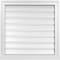 Ekena Millwork Vertical Surface Mount PVC Gable Vent: Functional, w/ 2"W x 2"P Brickmould Sill Frame, 26"W x 26"H GVPVE26X2603SF - alternate 1